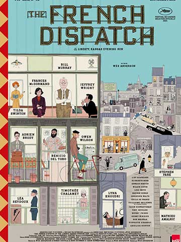 The french dispatch - Cinéma Les etoiles -Bruay La Buissière