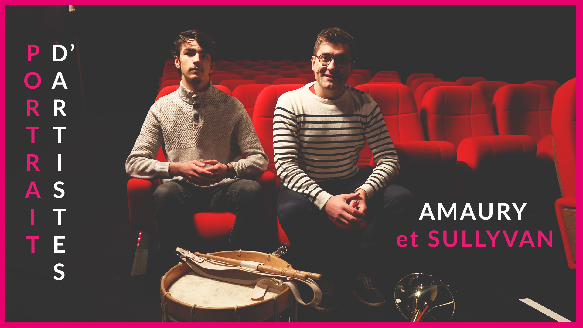 Amaury Bart et Sullyvan Degros - Harmonie de Burbure - Ciné Fanfare - Graines de Coron - Avant-première - Frères Grégorcic - 02 décembre 2023